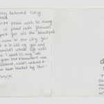 Sympathy card, Manchester Together Archive